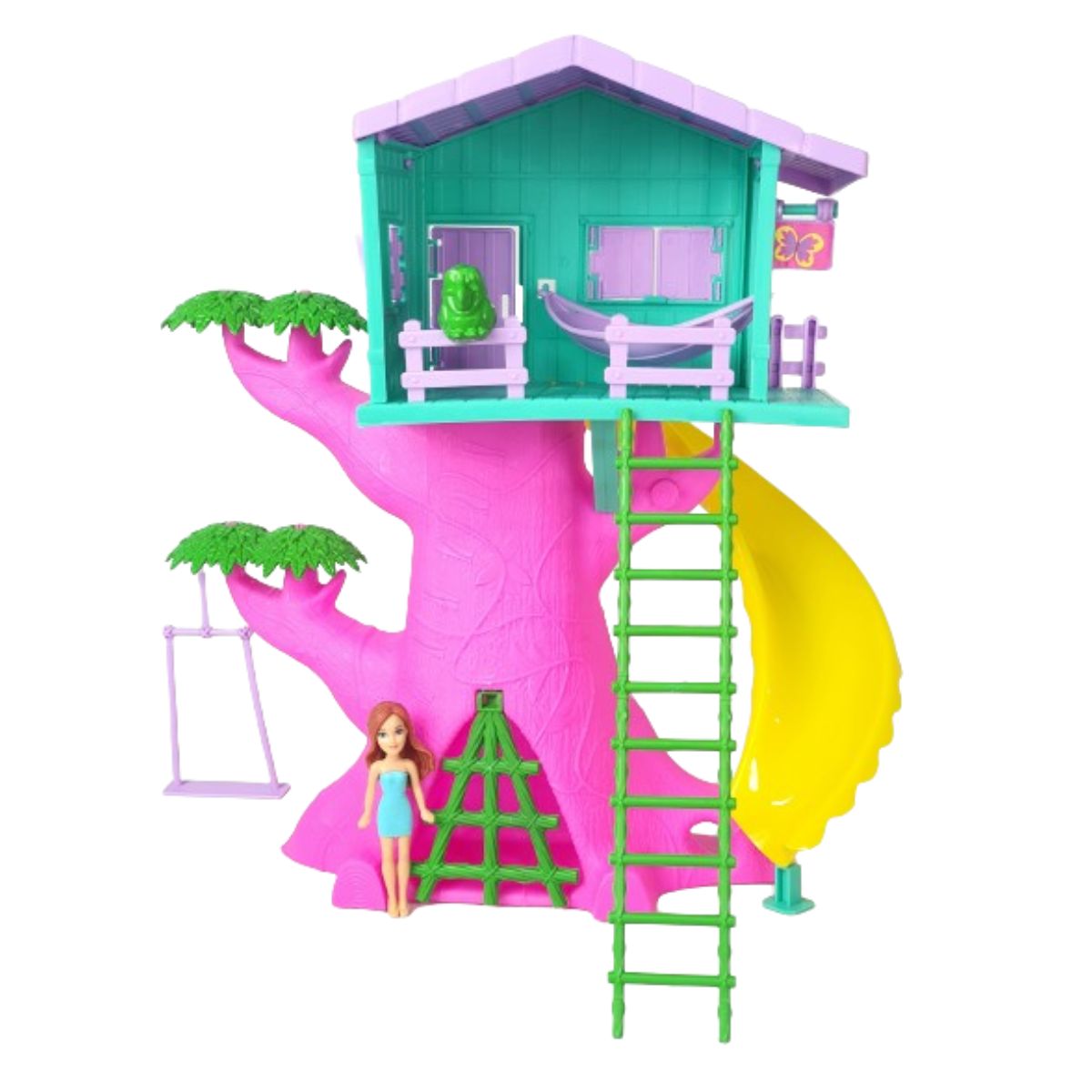 Judy Casa Na Árvore Boneca Brinquedo Playset - Samba Toys Judy Casa Na Árvore Boneca Brinquedo Playset - Samba Toys